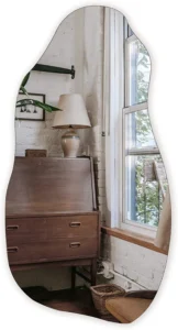 asymmetrical wall mirror