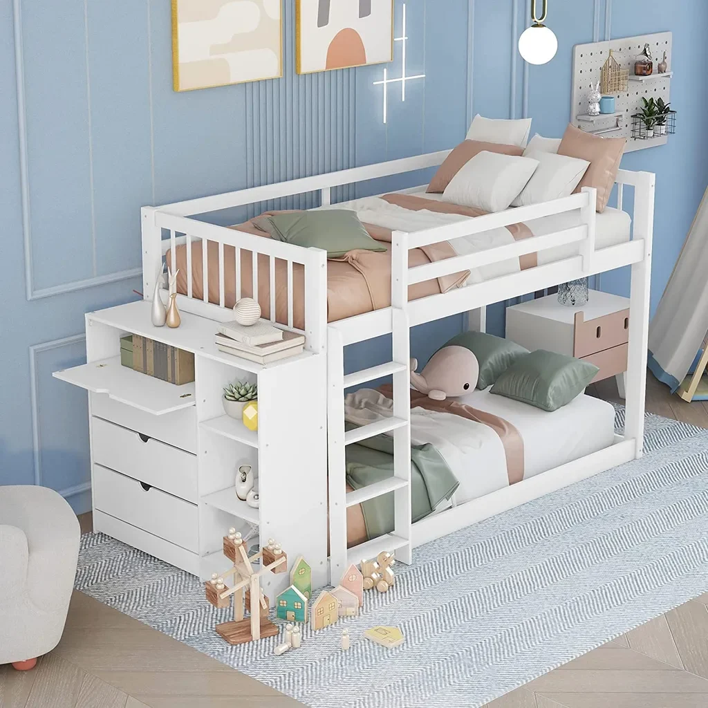 bunk beds with storage