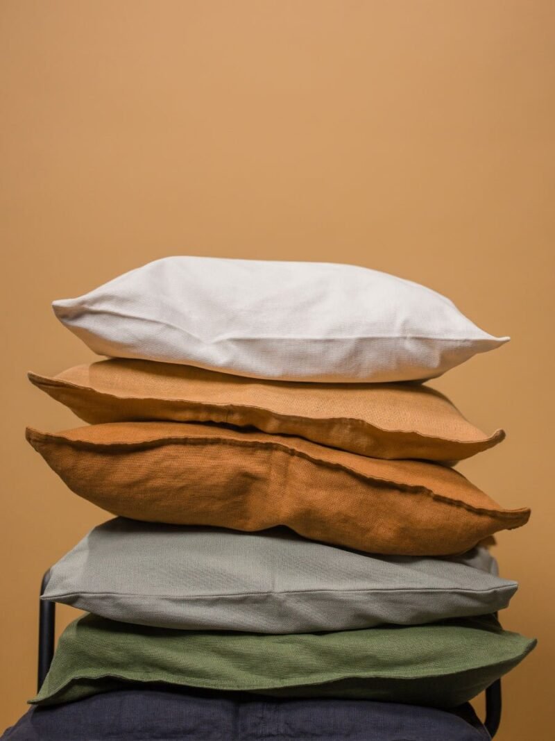 Linen pillows