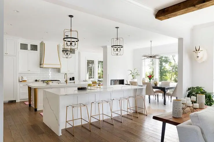 WATERFALL Kitchen ISLAND