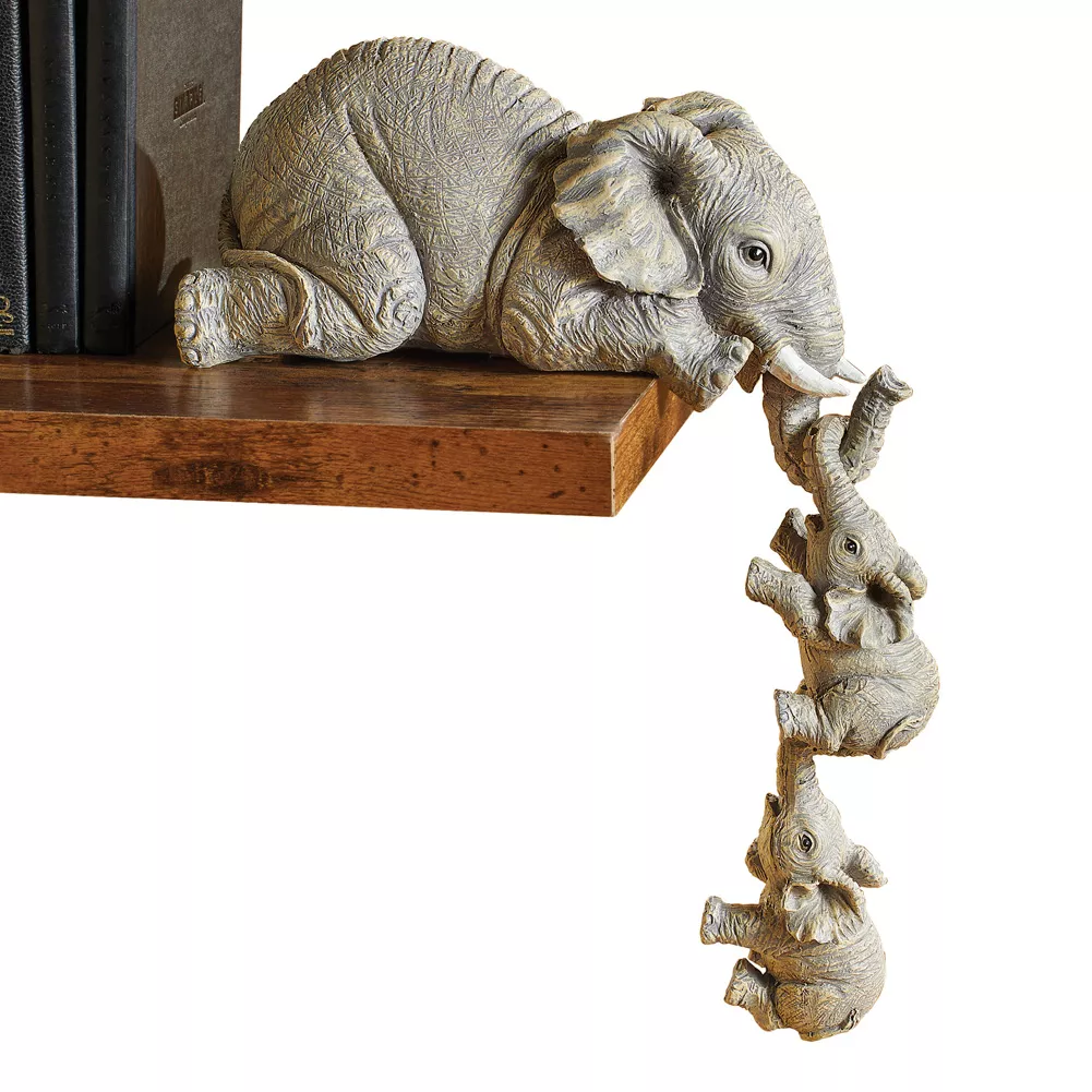 Collectible Elephant Figurines Set of 3