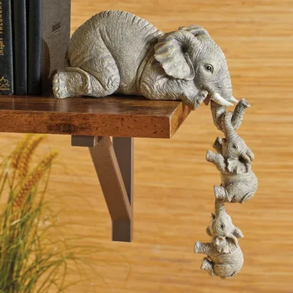 Home Décor, Home décor Idea, Figurine , Decorative Piece , Elephant Figurines Set