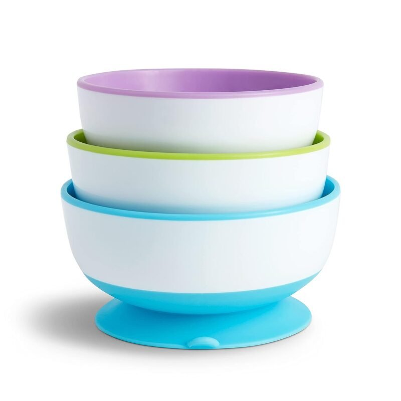Baby & Toddler Feeding Supplies, Silicone Baby Feeding Set, Self Feeding Supplies Set, Toddler Feeding Suction Bowls