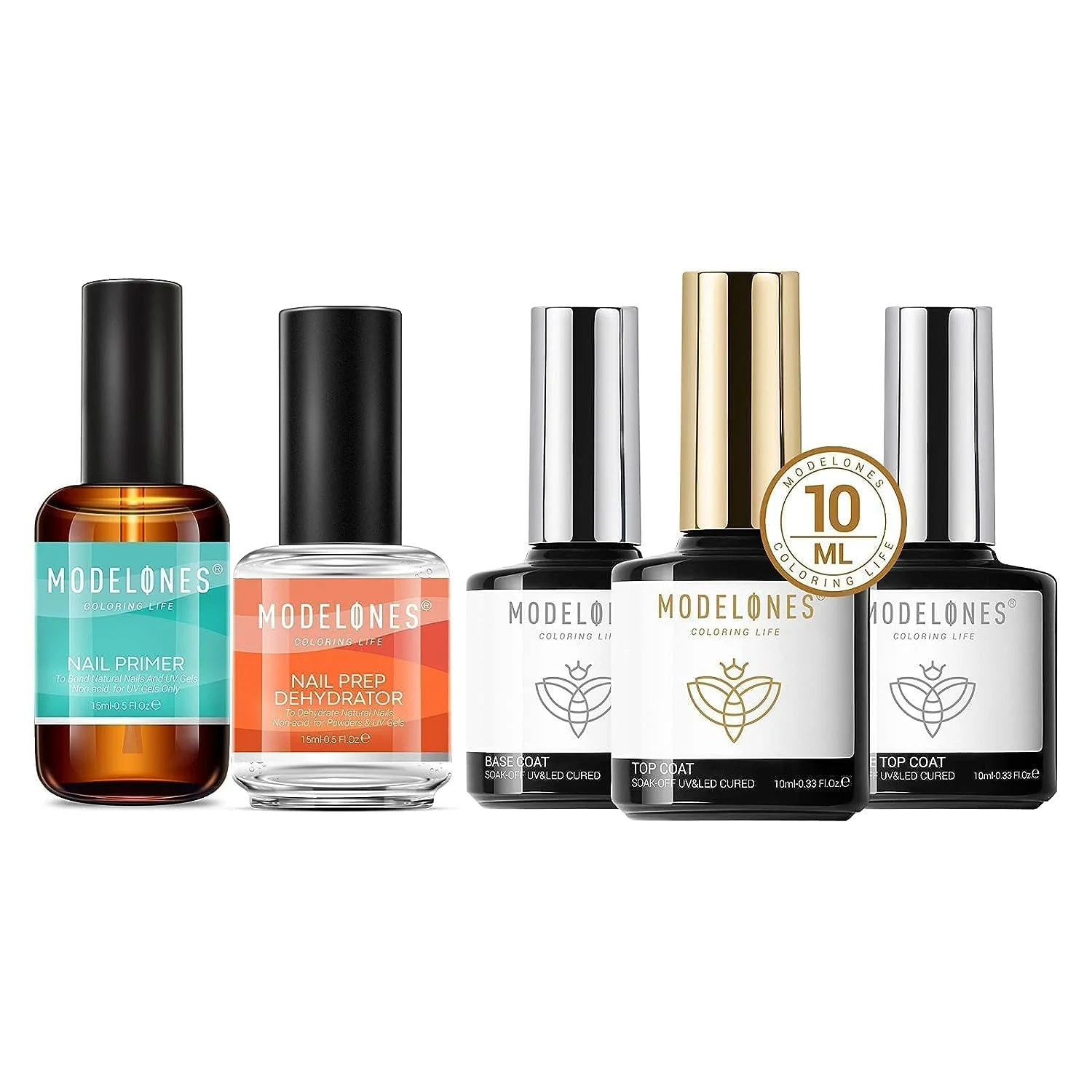 Modelones 5 Pcs Gel Nail Polish Matte