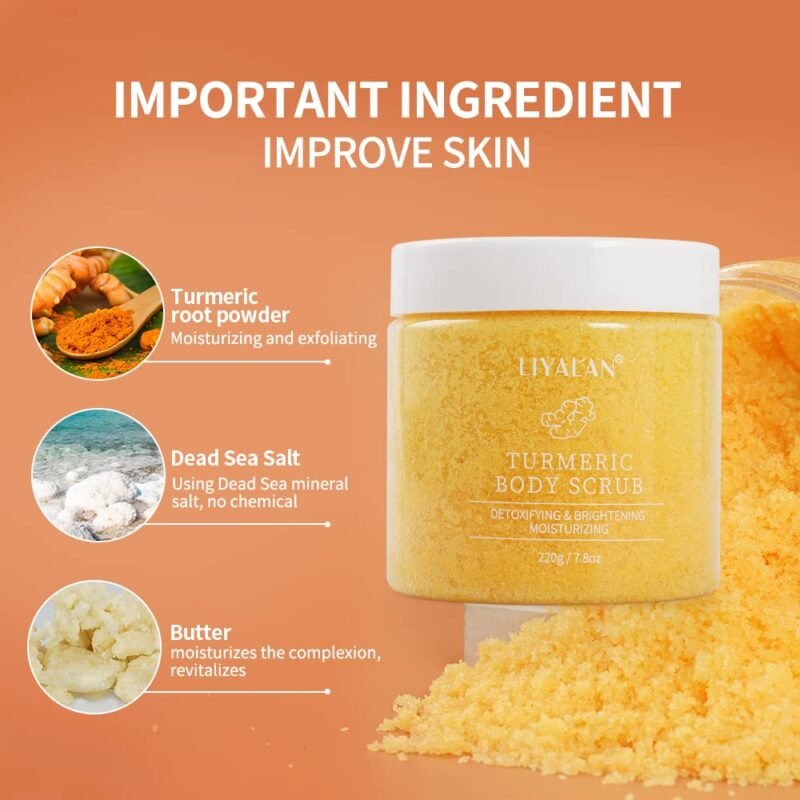 Skin Care, Cosmetics , Personal Care, Beauty, Turmeric Nourishing Body Scrub