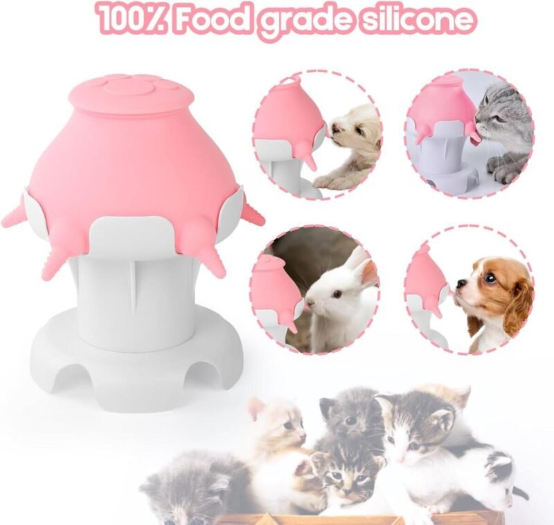 Pet Supplies, dog Food, dog Supplies, Silicone Puppy Milk Feeder