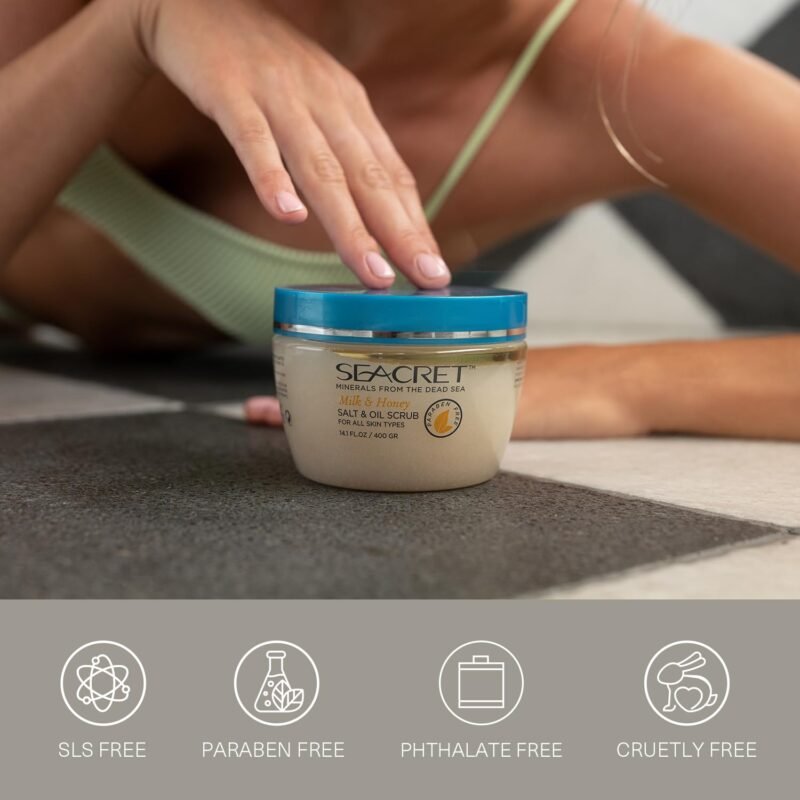 Skin Care, Cosmetics , Personal Care, Beauty, Salt Oil Body Scrub