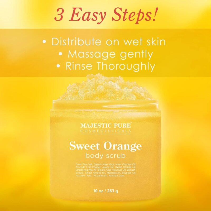 Skin Care, Cosmetics , Personal Care, Beauty, Sweet Orange Body Scrub