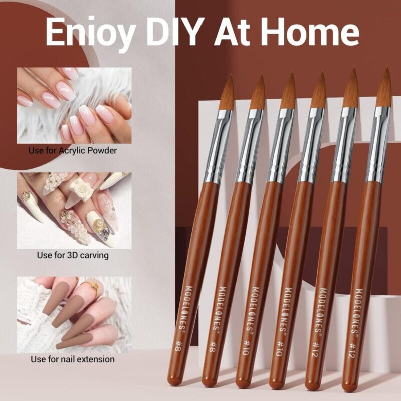 Nail Care, Nail Treatment, Acrylic Nail Brush Set