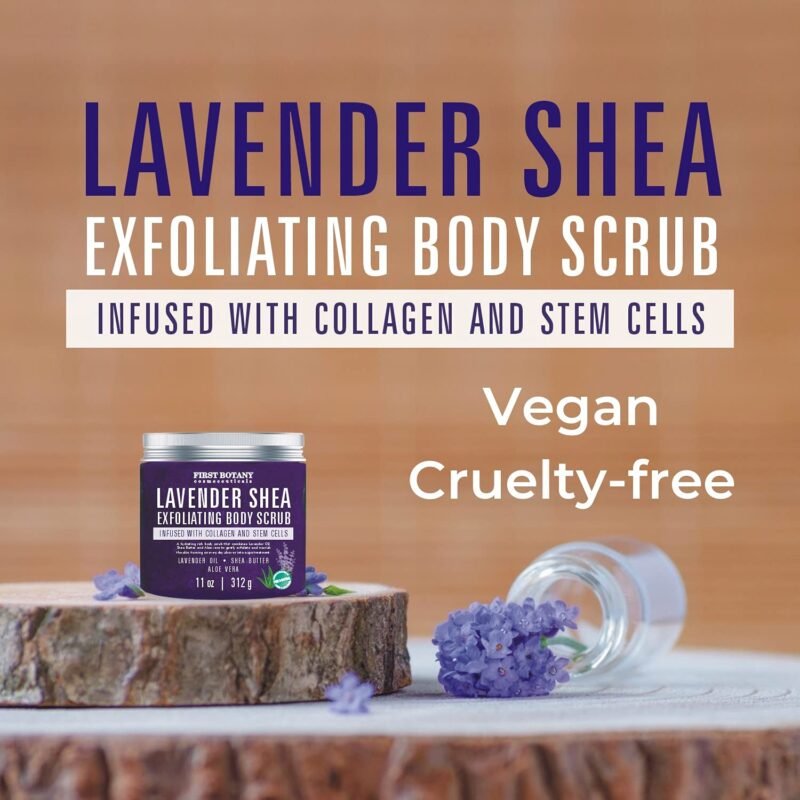 Skin Care, Cosmetics , Personal Care, Beauty, Lavender Oil Body Scrub