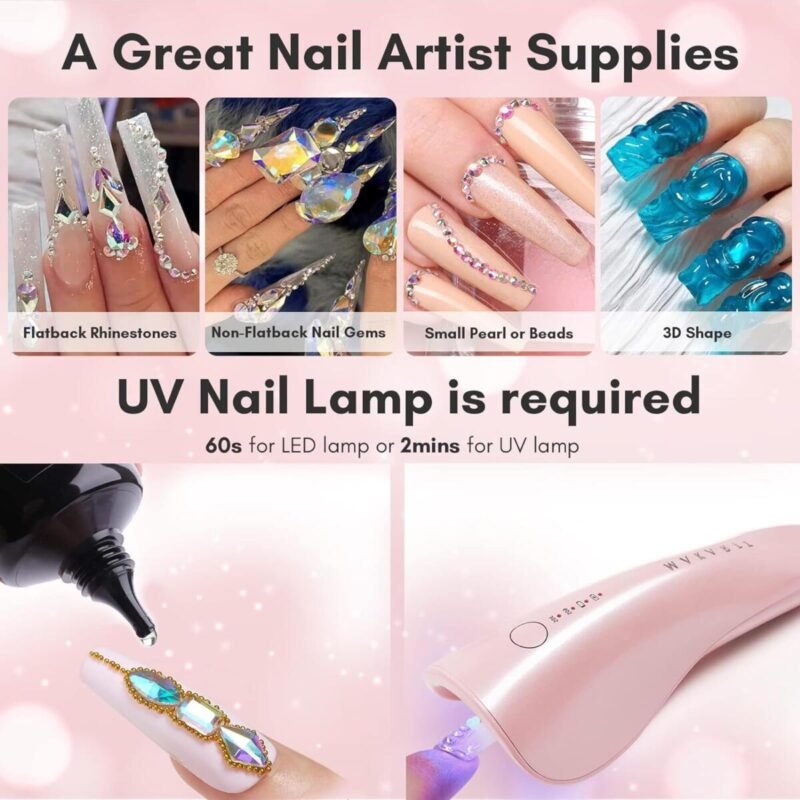 Nail Care, Nail Treatment, Strong Nail Rhinestone Glue