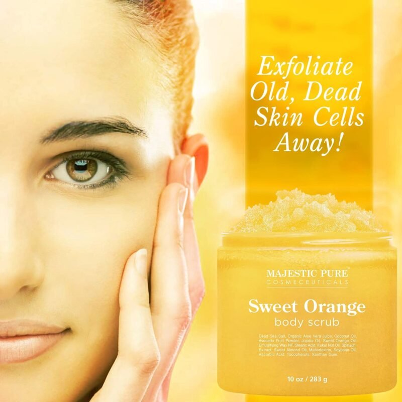 Skin Care, Cosmetics , Personal Care, Beauty, Sweet Orange Body Scrub