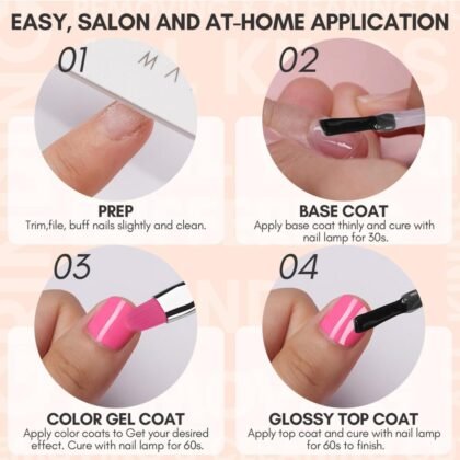 Nail Care, Nail Treatment, Nail Lamp Gel Top-Coat