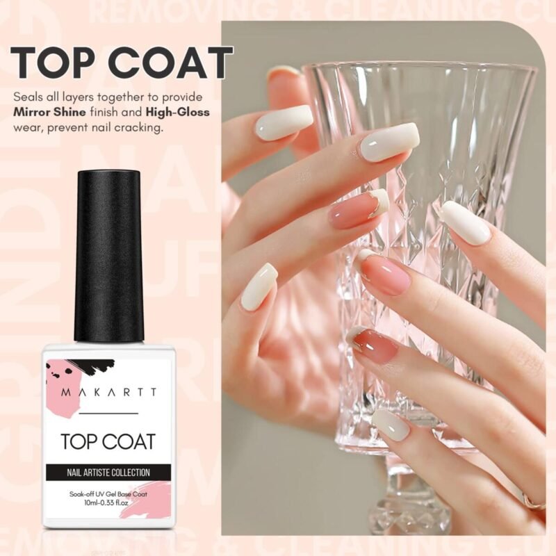 Nail Care, Nail Treatment, Nail Lamp Gel Top-Coat