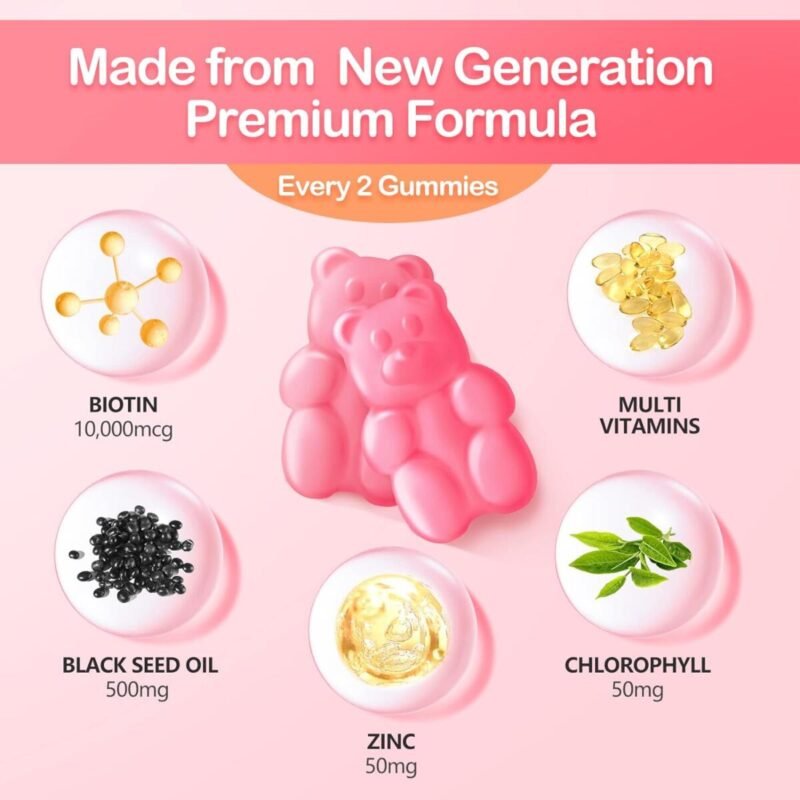 Food supplements, Protiens, Health & Nutrition, Black Seed Oil Gummies