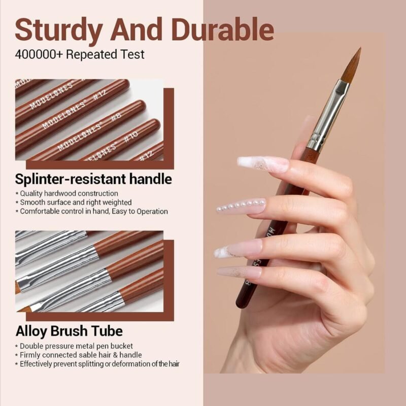 Nail Care, Nail Treatment, Acrylic Nail Brush Set