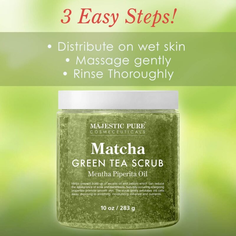 Skin Care, Cosmetics , Personal Care, Beauty, Green Tea Body Scrub