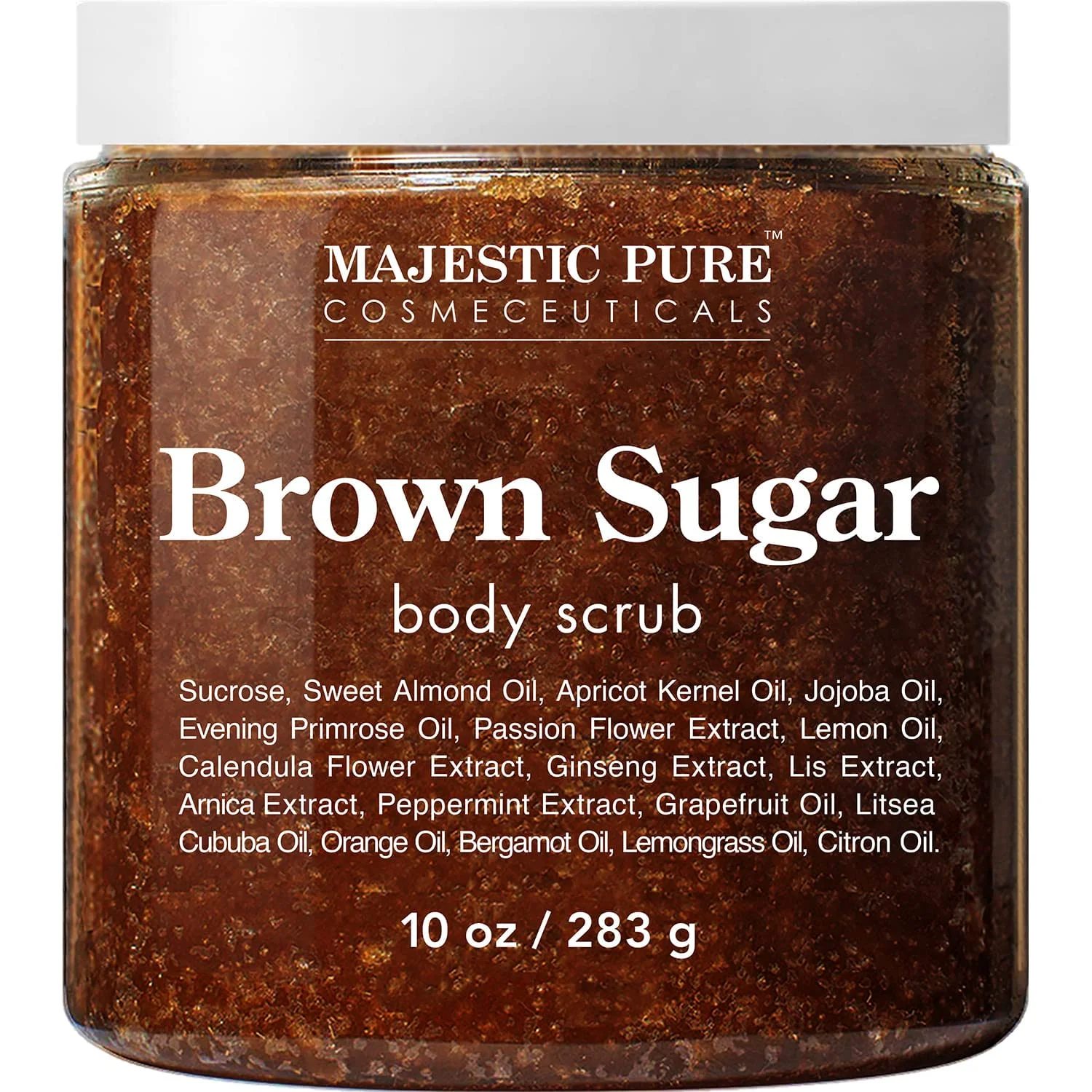 Majestic Pure's Natural Brown Sugar Body Scrub