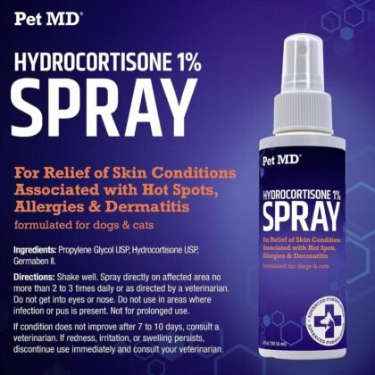 Pet Supplies, dog Food, dog Supplies, Pet Supplies, cat Food, cat Supplies, Hydrocortisone Itch Relief Spray