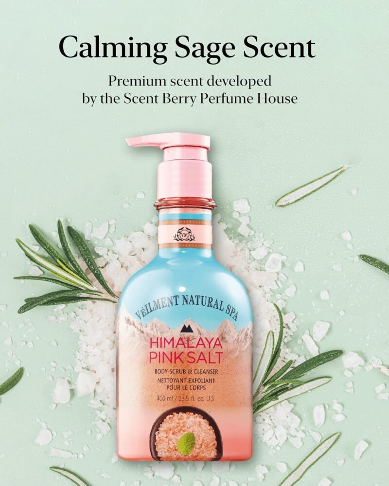 Skin Care, Cosmetics , Personal Care, Beauty, Pink Salt Body Scrub