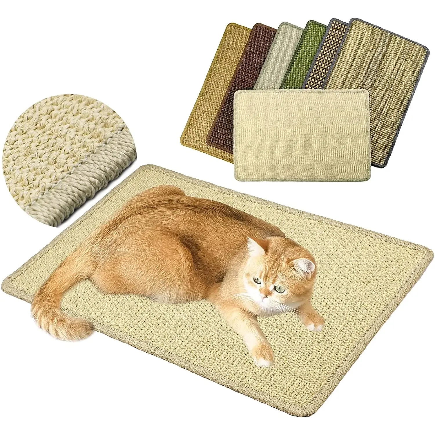 Pethave Horizontal Cat Scratcher Mat Rug