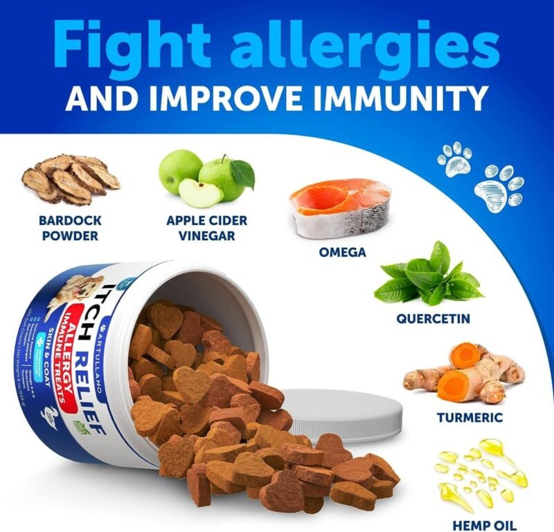 Pet Supplies, dog Food, dog Supplies, Allergy Relief Dog Chews