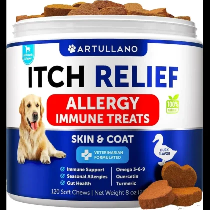 Pet Supplies, dog Food, dog Supplies, Allergy Relief Dog Chews