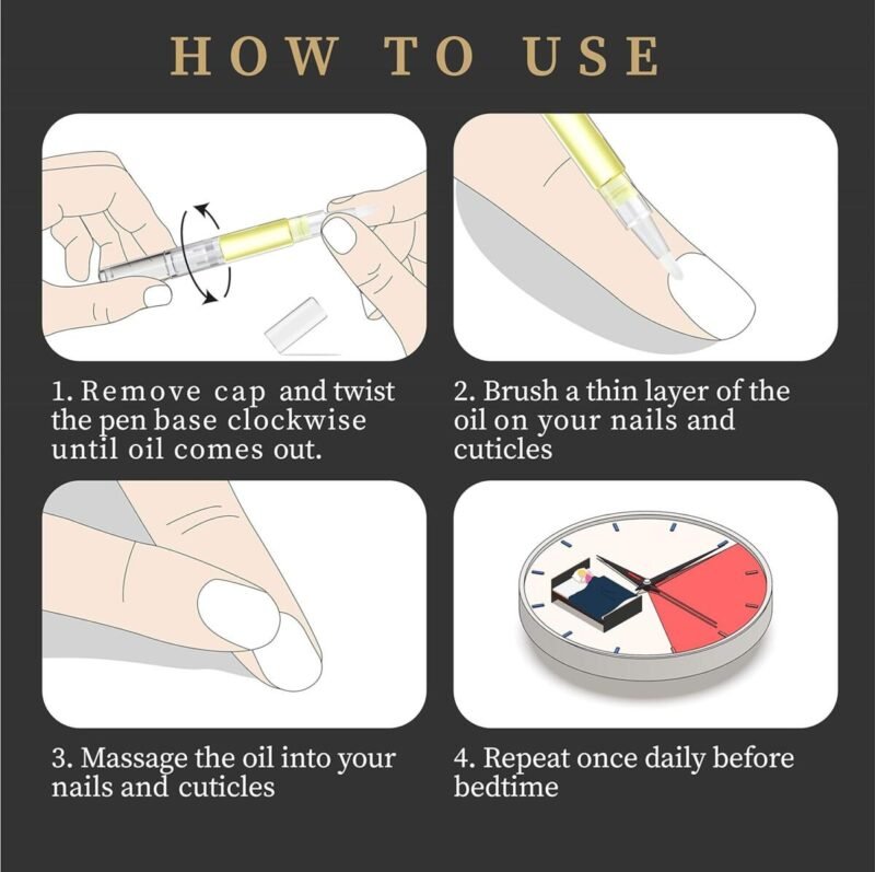 Nail Care, Nail Treatment, Acrylic Cuticle Oil Pen