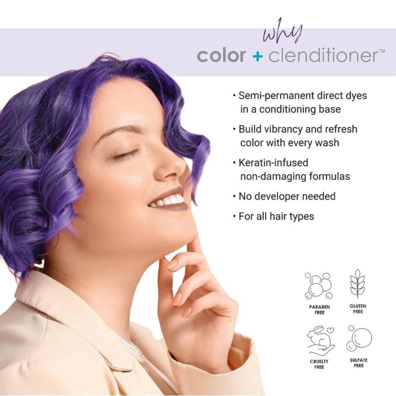 Hair Care, Hair Treatment, Haircare Purple Dye