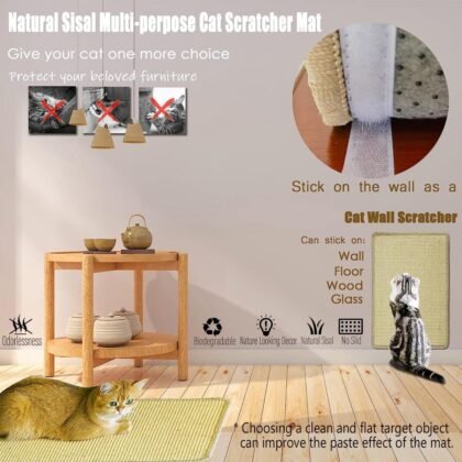 Pet Supplies, cat Food, cat Supplies, Horizontal Cat Scratcher Mat