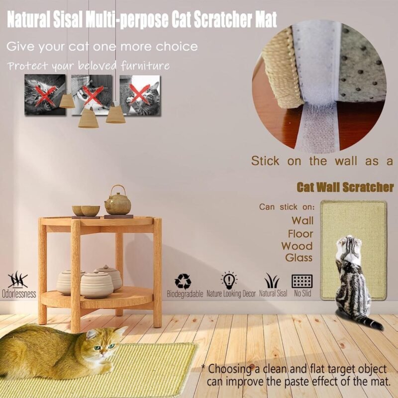 Pet Supplies, cat Food, cat Supplies, Horizontal Cat Scratcher Mat