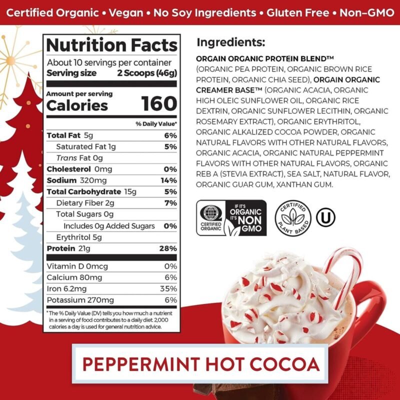 Food supplements, Protiens, Health & Nutrition, Organic Vegan Protein Powder
