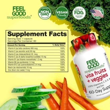 Food supplements, Protiens, Health & Nutrition, Superfoods Multivitamin Capsules