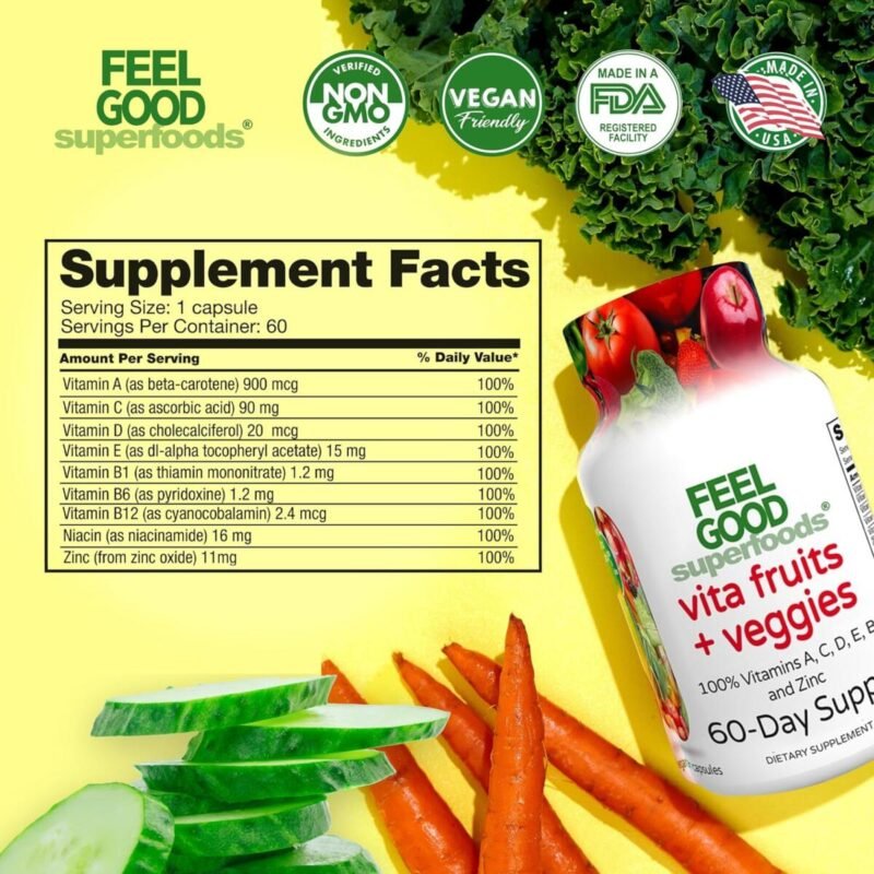 Food supplements, Protiens, Health & Nutrition, Superfoods Multivitamin Capsules
