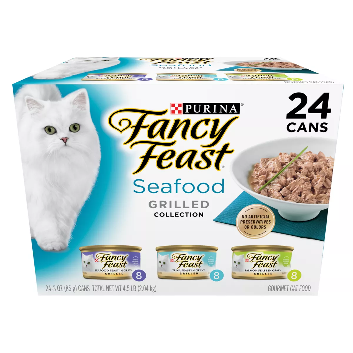 Purina Fancy Feast Grilled Wet Cat Food Cans