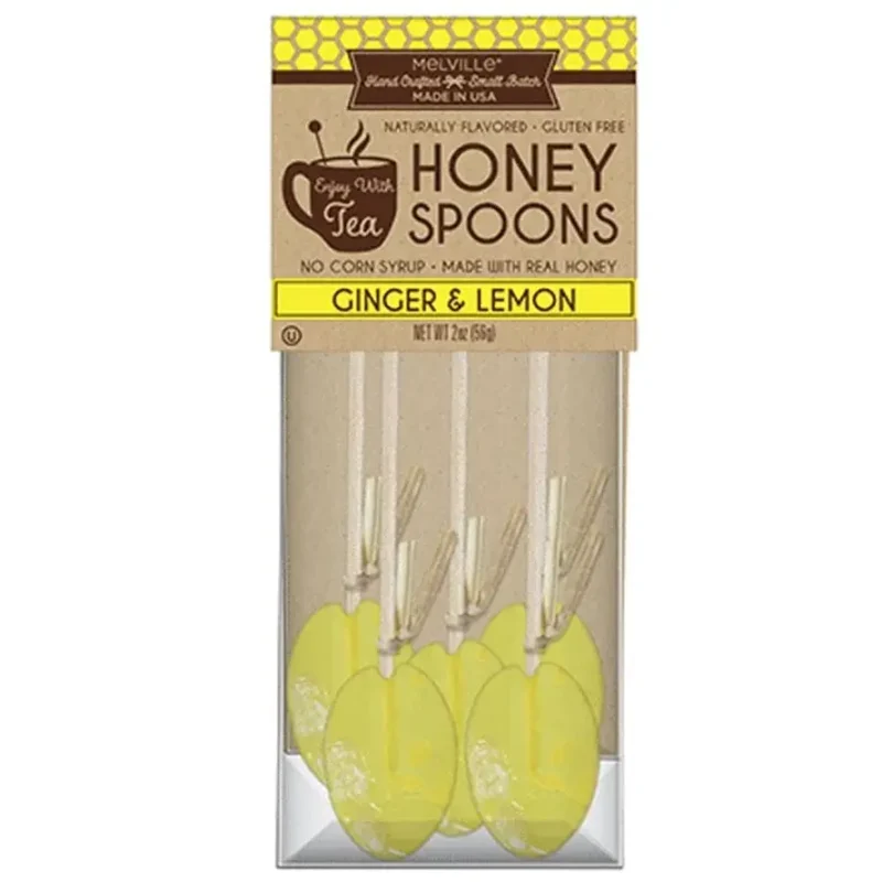 Ginger Lemon Honey Spoons