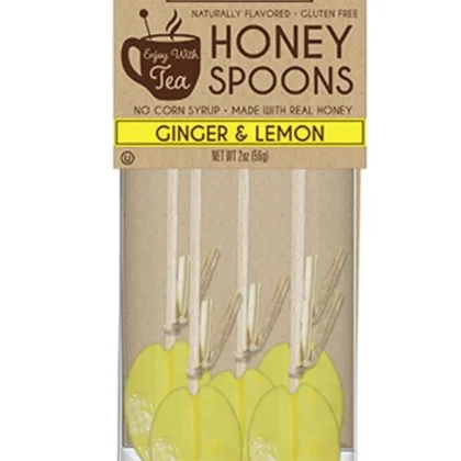 Ginger Lemon Honey Spoons