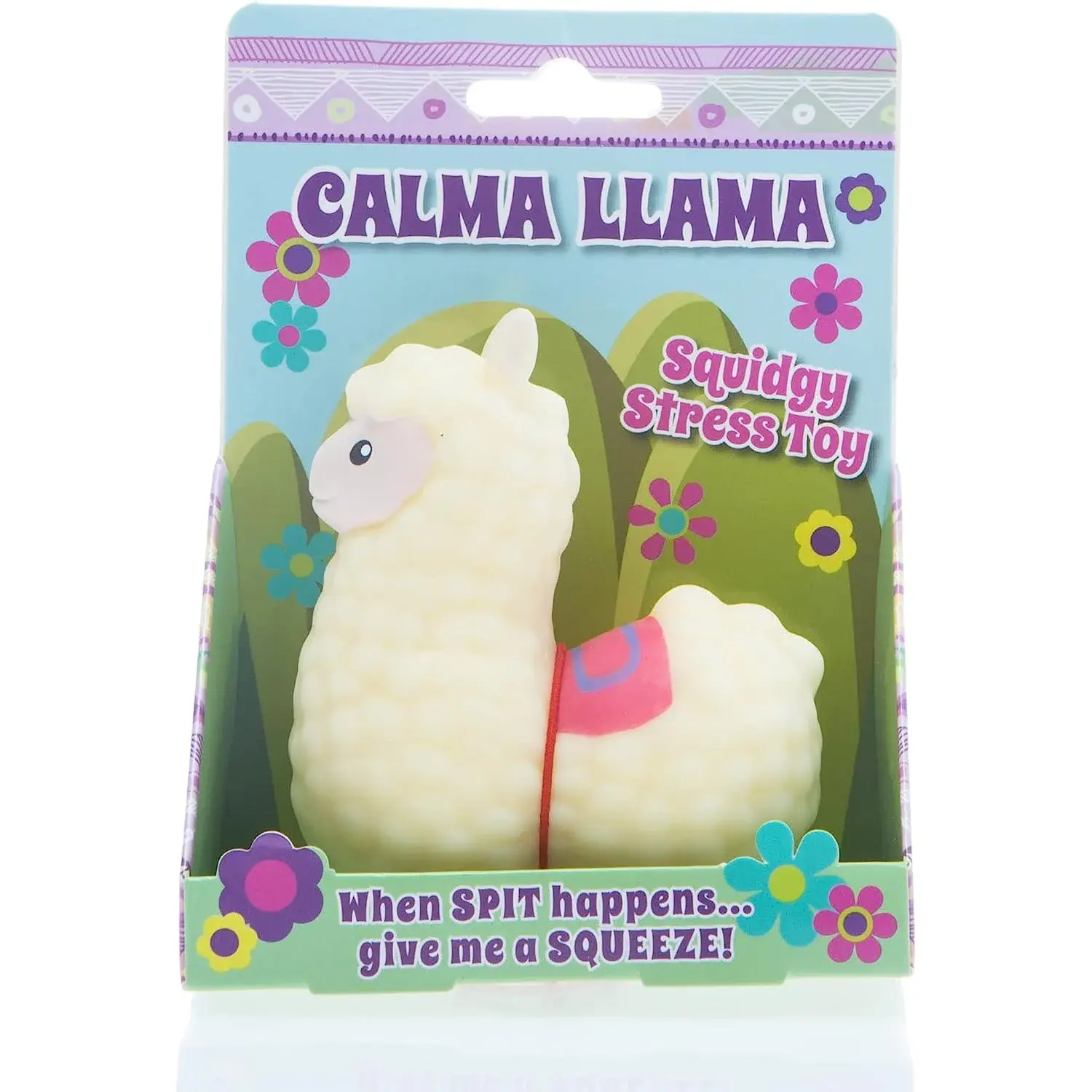 Boxer Gifts Calma Llama Stress Relief Toy | Unique Stress Balls for Adults & Teenagers - Animal Squishy Fidget Toys for Anxiety - Cool Desk Accessories | Cute Stocking Stuffer Llama Gifts